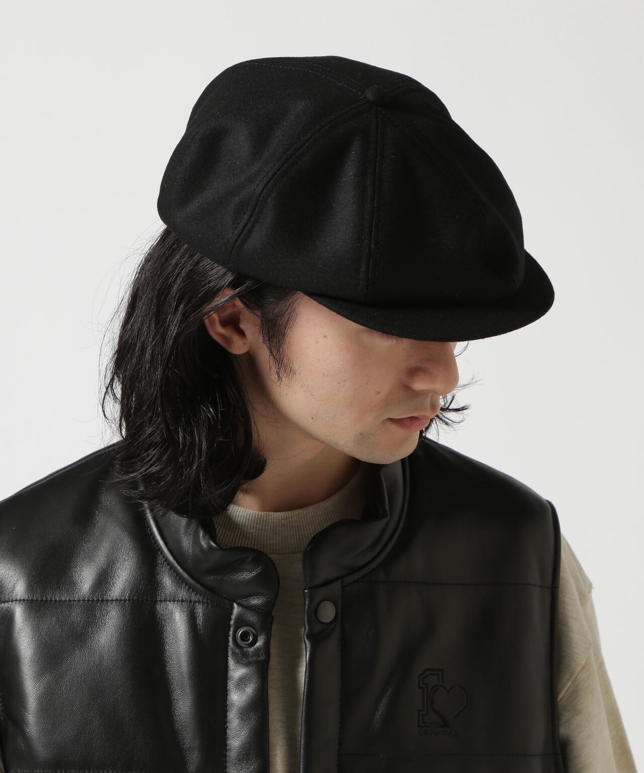 THE H.W. DOG & CO./ ザエイチダブリュドックアンドコー/L W WTN CAP/鴨舌帽 獵手帽