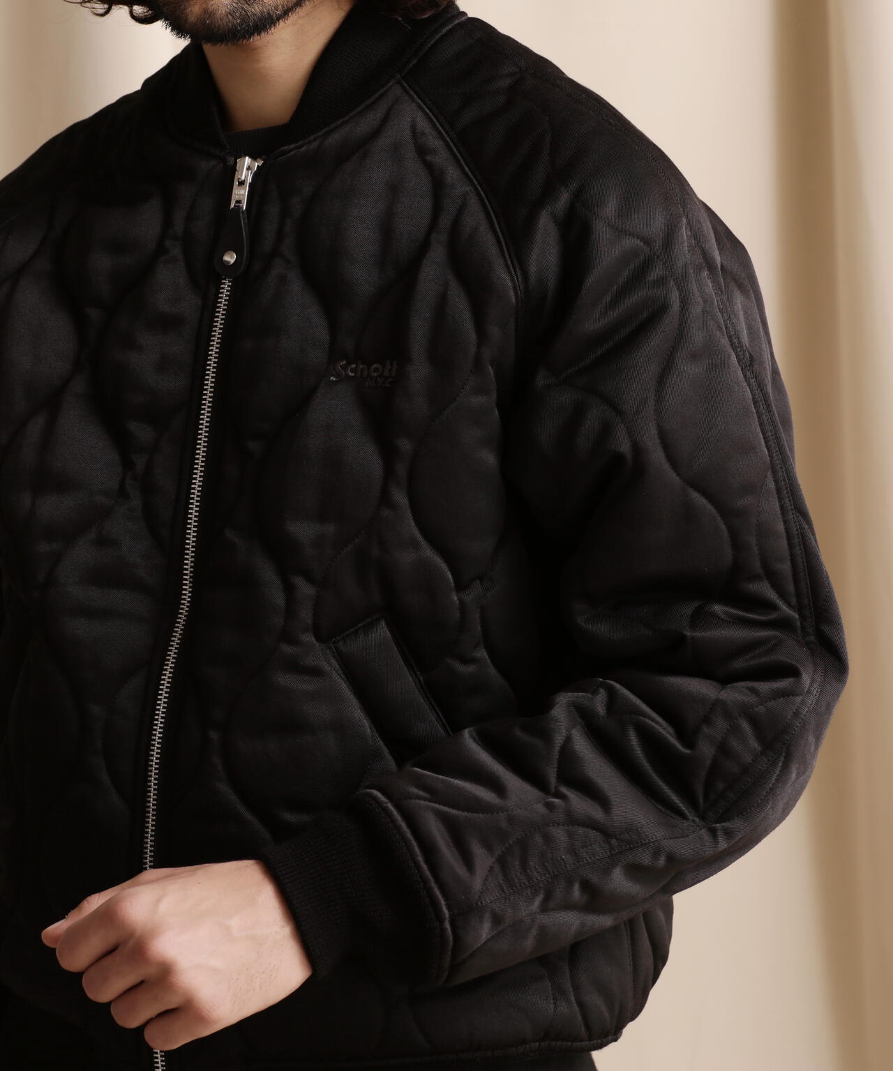 LIMITED/ONIONQUILTED JACKET OVALCHENILLE LOGO/橢圓絨標誌拼接夾克