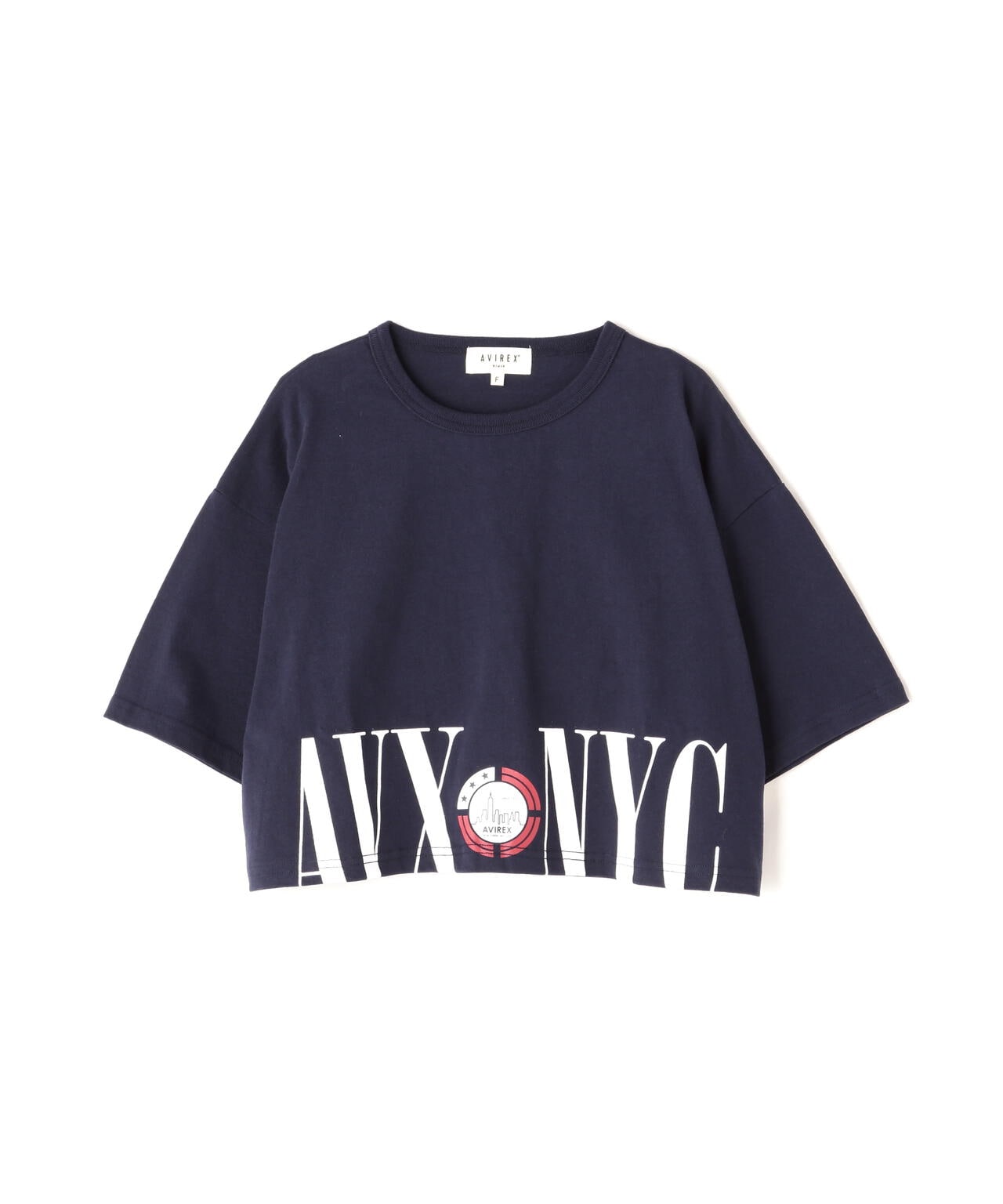HEM LOGO PRINT T-SHIRT/拼接標誌印花T恤