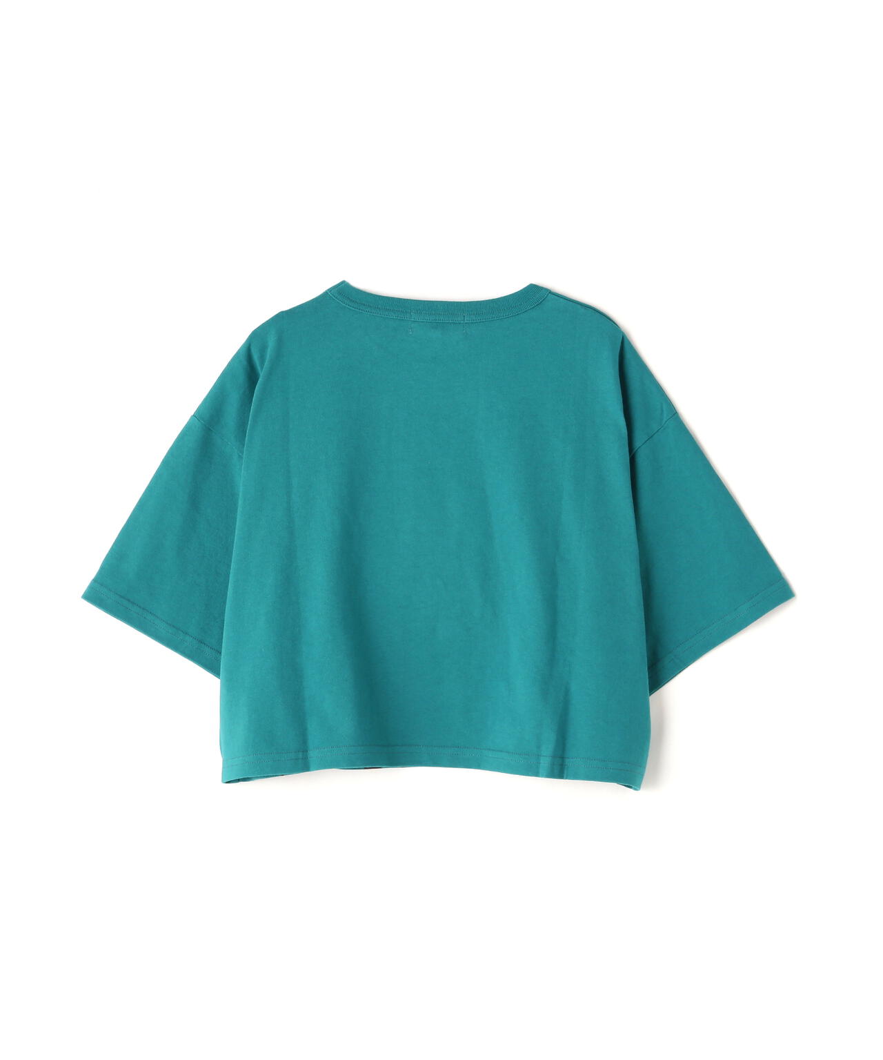 HEM LOGO PRINT T-SHIRT/拼接標誌印花T恤
