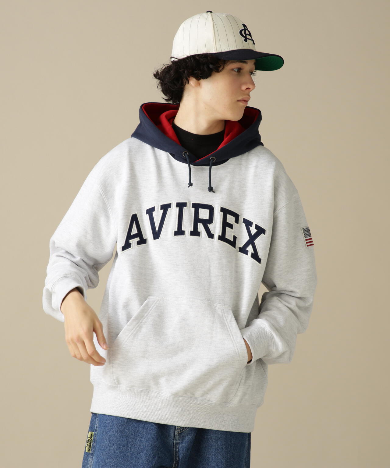 ARCH LOGO COLOR HOOD L/S PARKA/拱形標誌彩色連帽長袖連帽外套