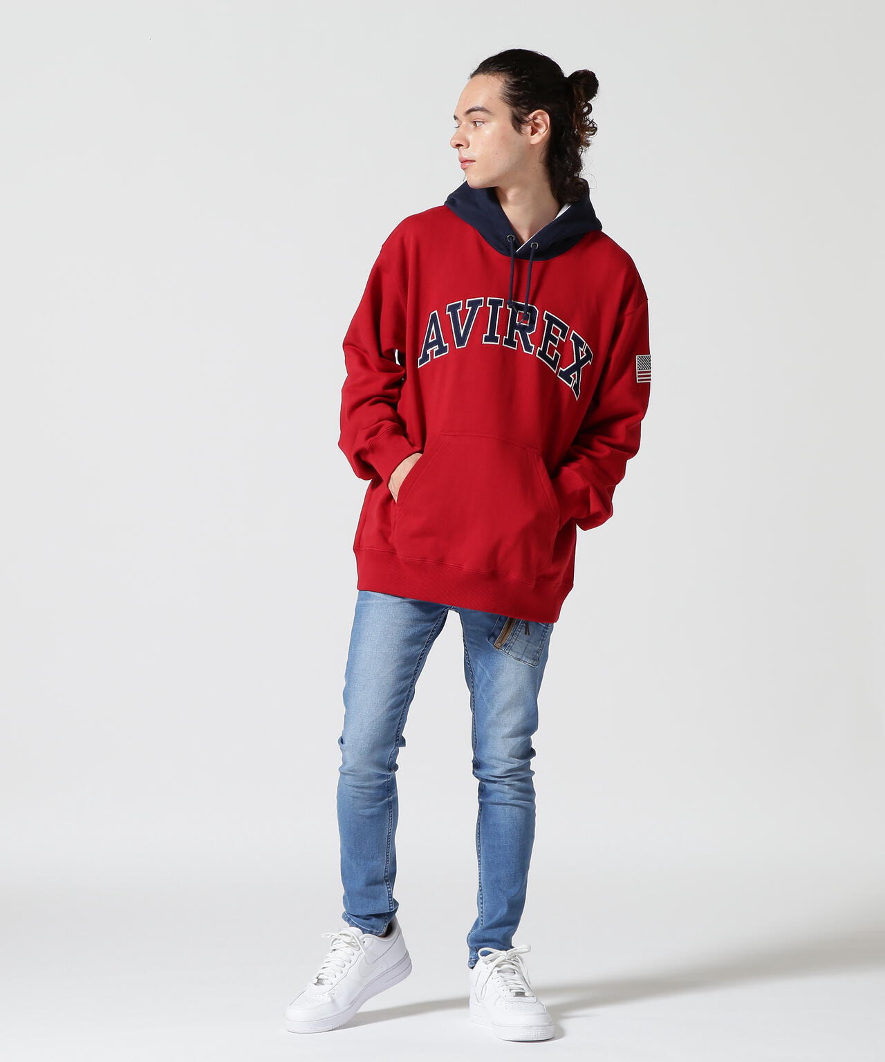 ARCH LOGO COLOR HOOD L/S PARKA/拱形標誌彩色連帽長袖連帽外套