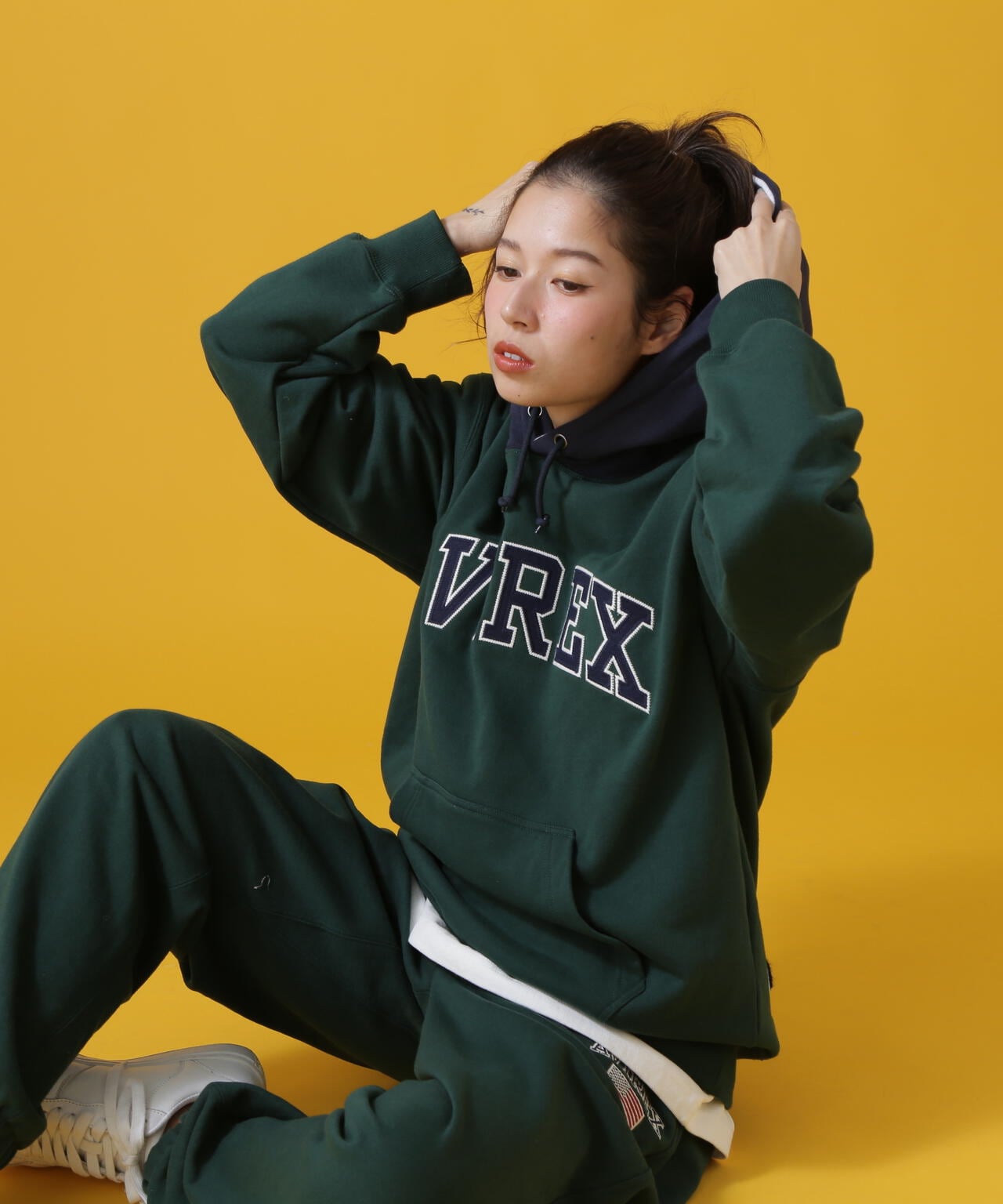 ARCH LOGO COLOR HOOD L/S PARKA/拱形標誌彩色連帽長袖連帽外套