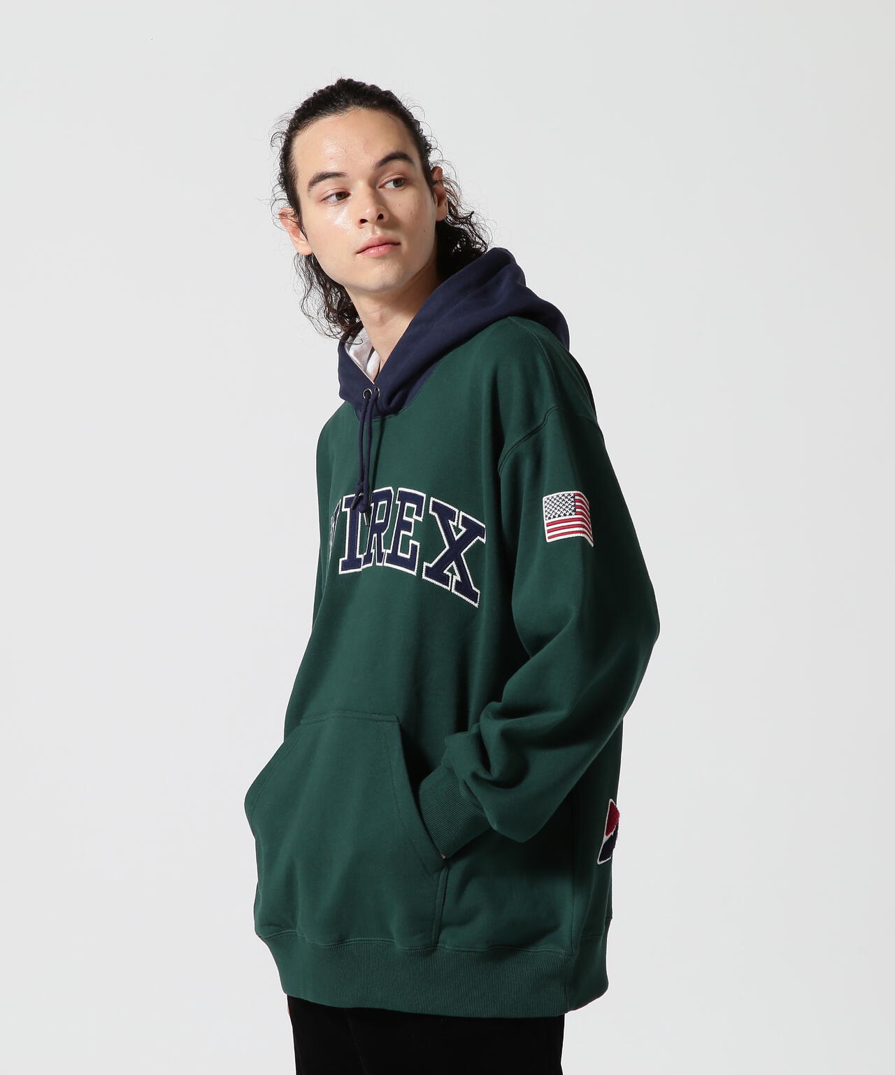 ARCH LOGO COLOR HOOD L/S PARKA/拱形標誌彩色連帽長袖連帽外套