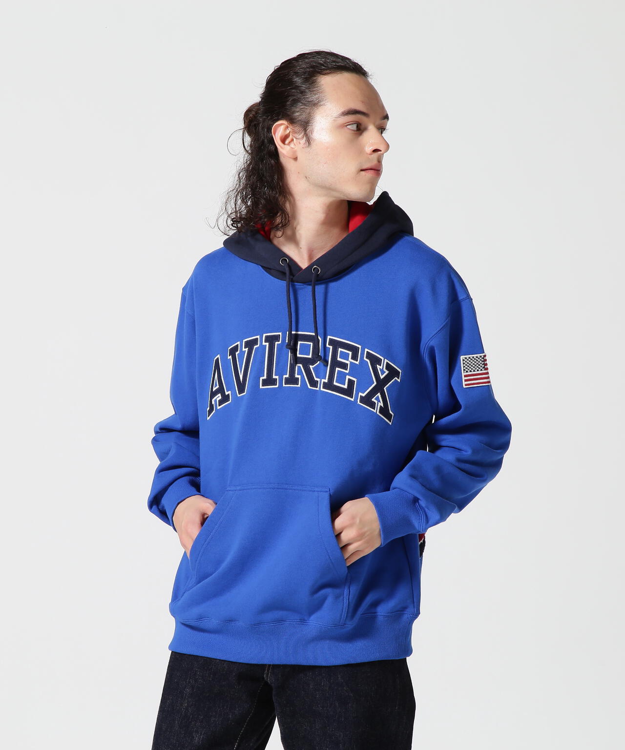 ARCH LOGO COLOR HOOD L/S PARKA/拱形標誌彩色連帽長袖連帽外套