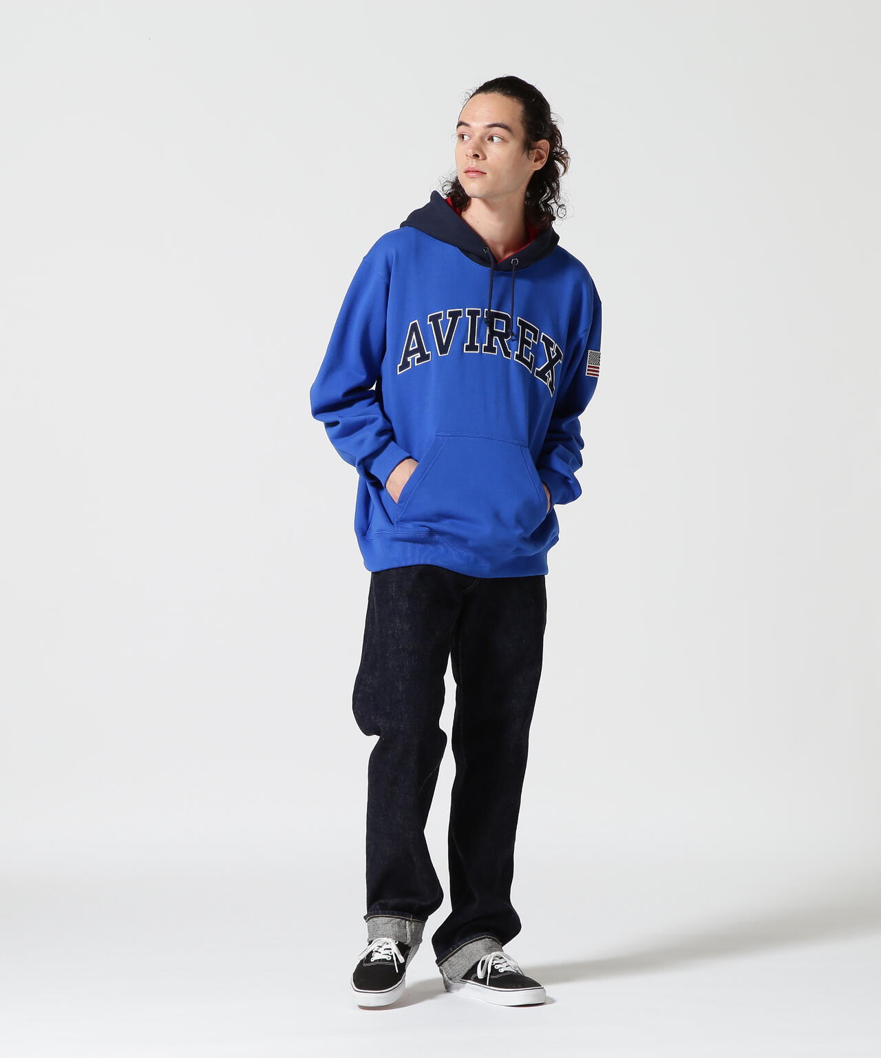 ARCH LOGO COLOR HOOD L/S PARKA/拱形標誌彩色連帽長袖連帽外套