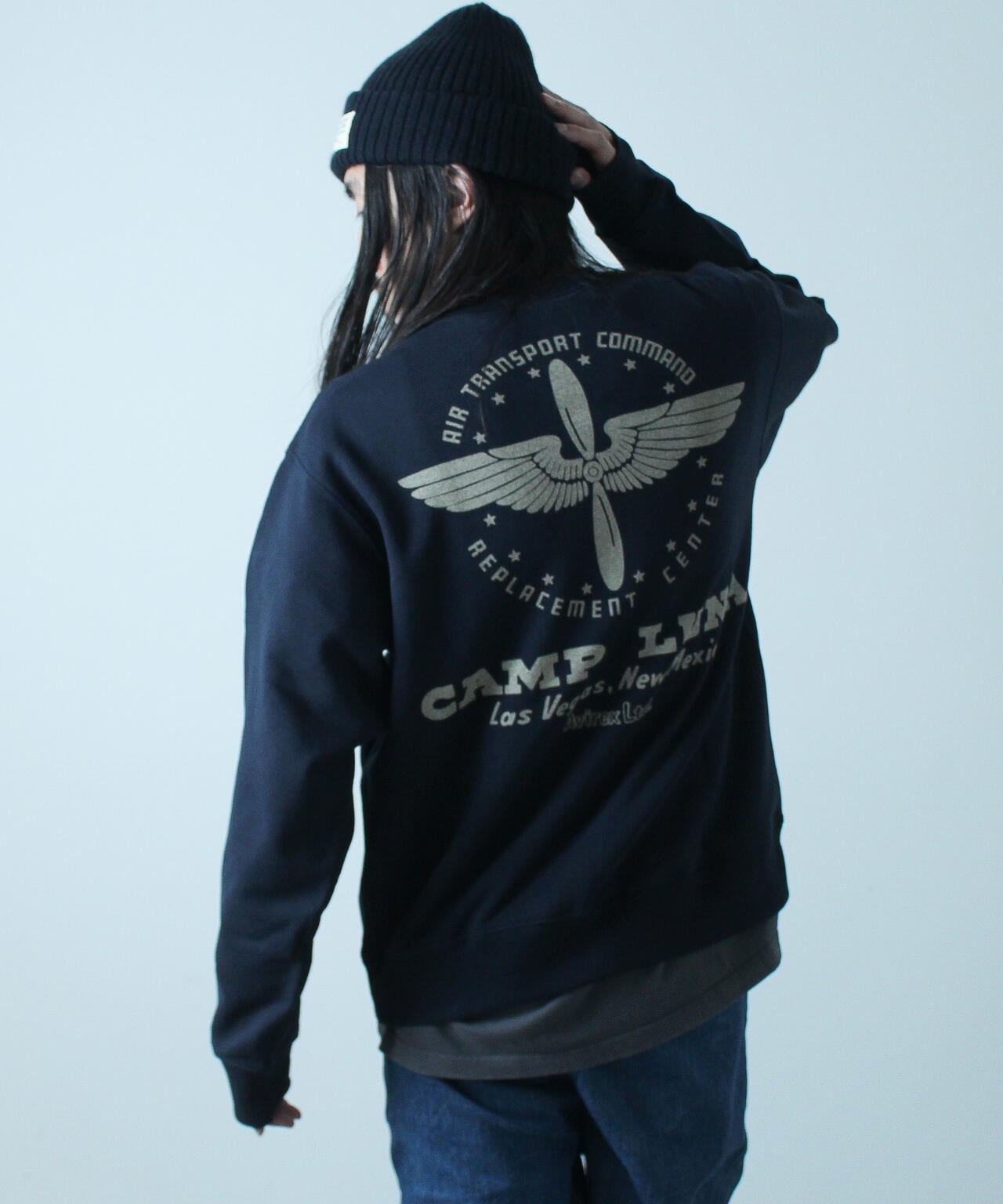 L/S CREW SWEAT CAMP LUNA / 圓領長袖衛衣 CAMP LUNA