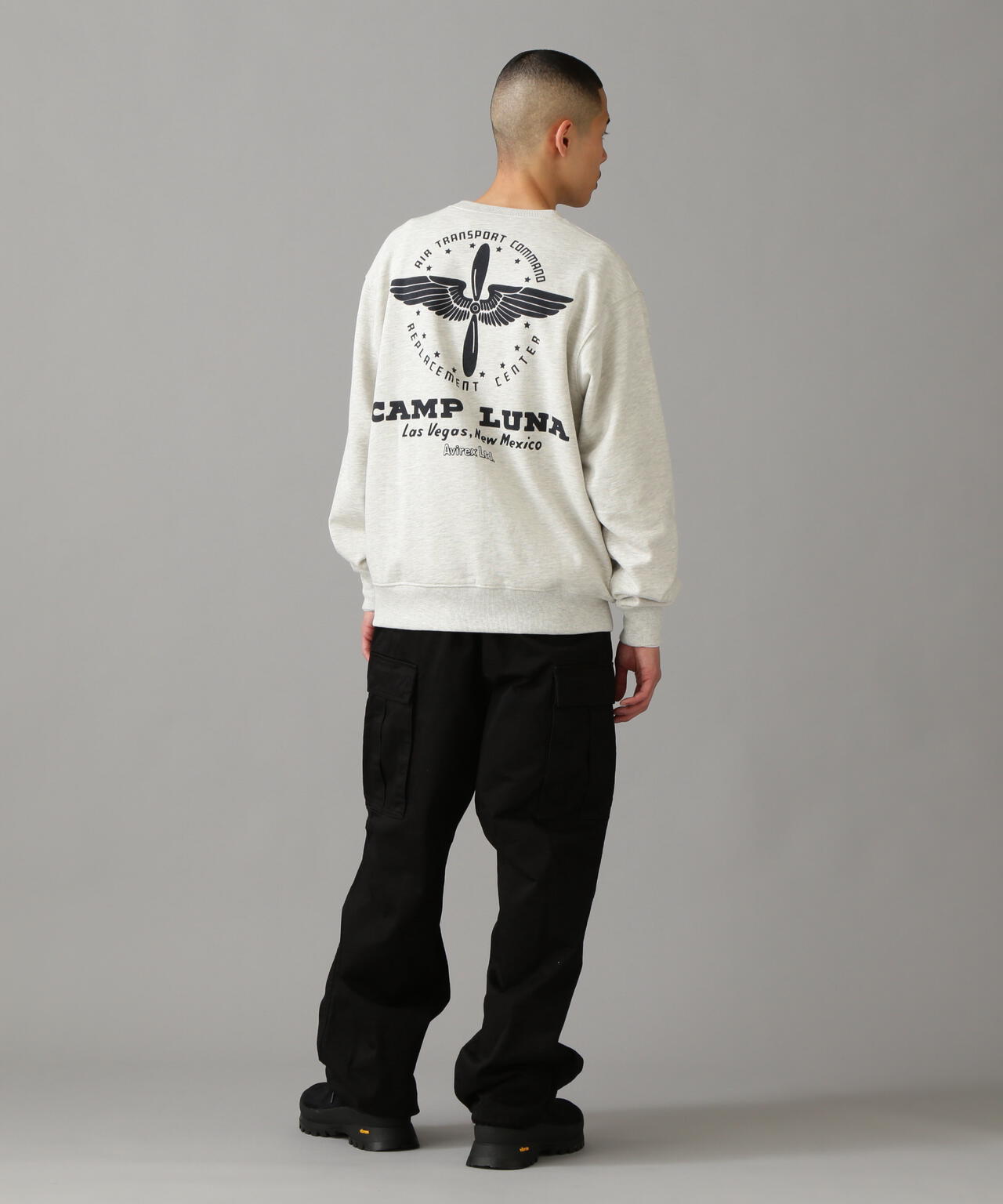 L/S CREW SWEAT CAMP LUNA / 圓領長袖衛衣 CAMP LUNA