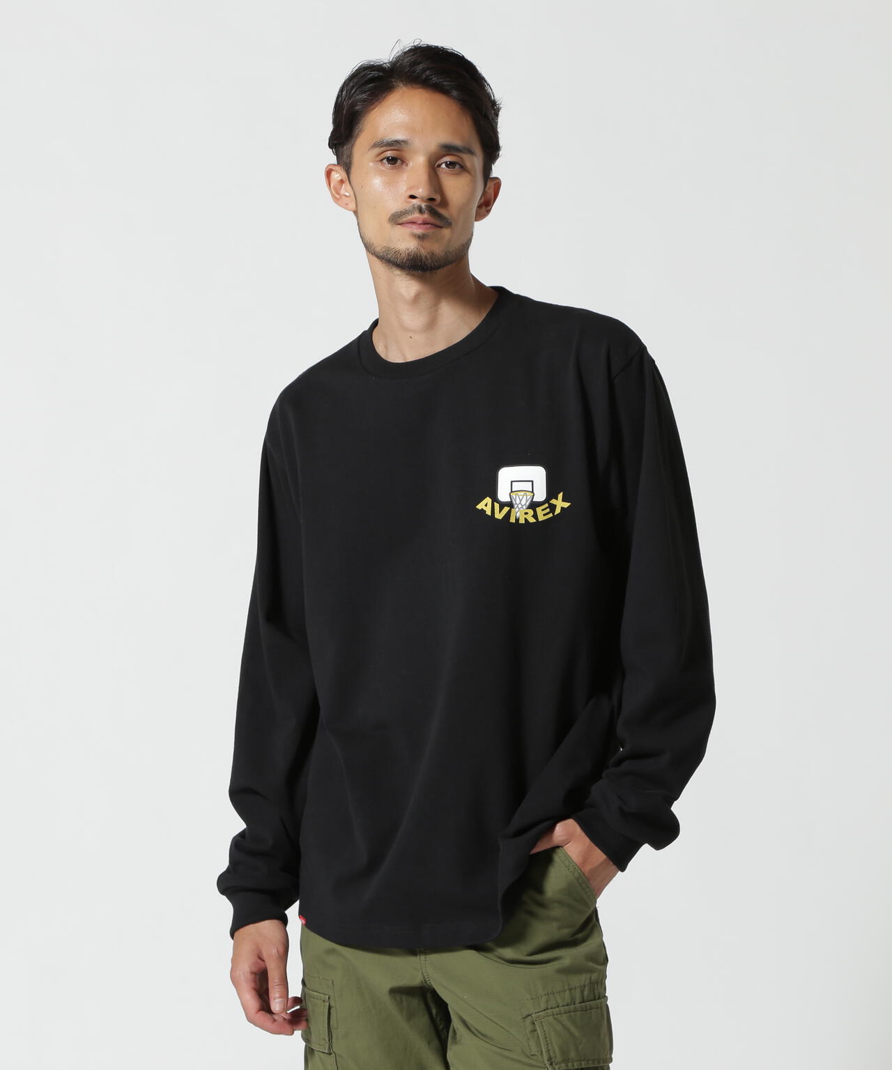 《&DEPOT限定》ON THE COURT BEAR 長袖T恤 / オン ザ コート 熊 長袖T恤 /