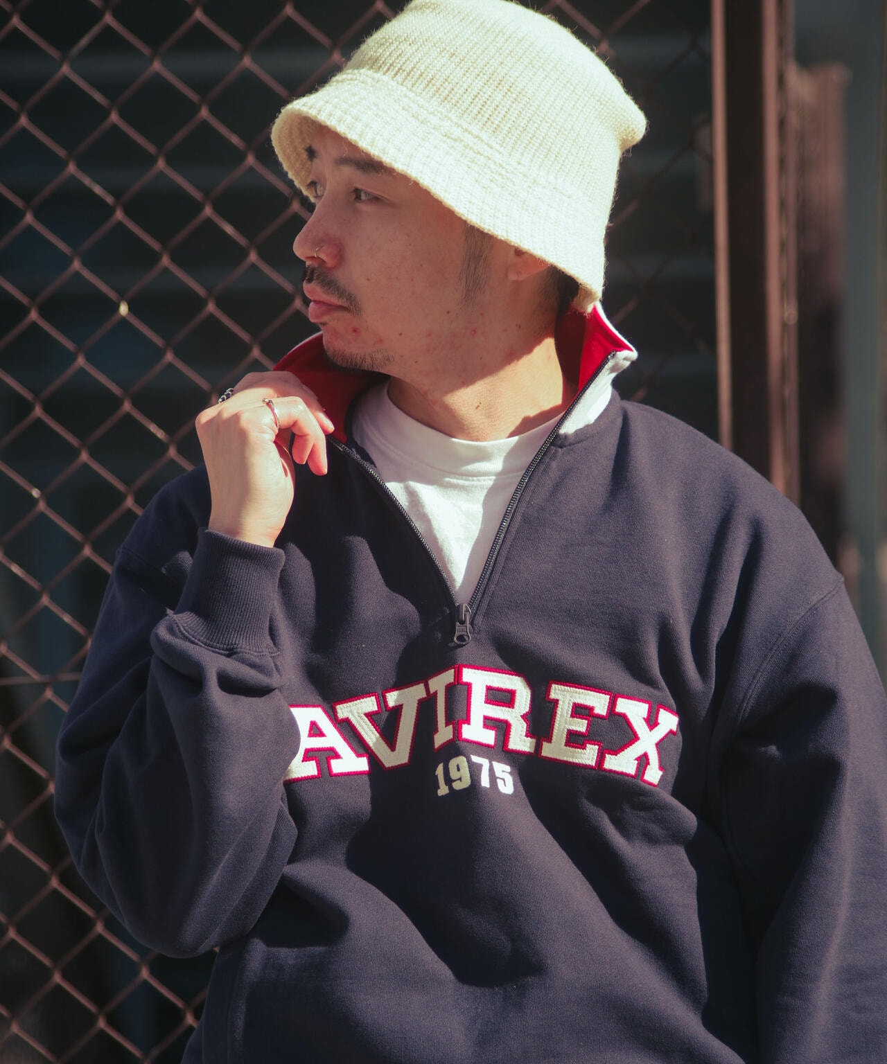 《直營店限定》LOGO HALF ZIP SWEAT / Logo 半拉鍊衛衣