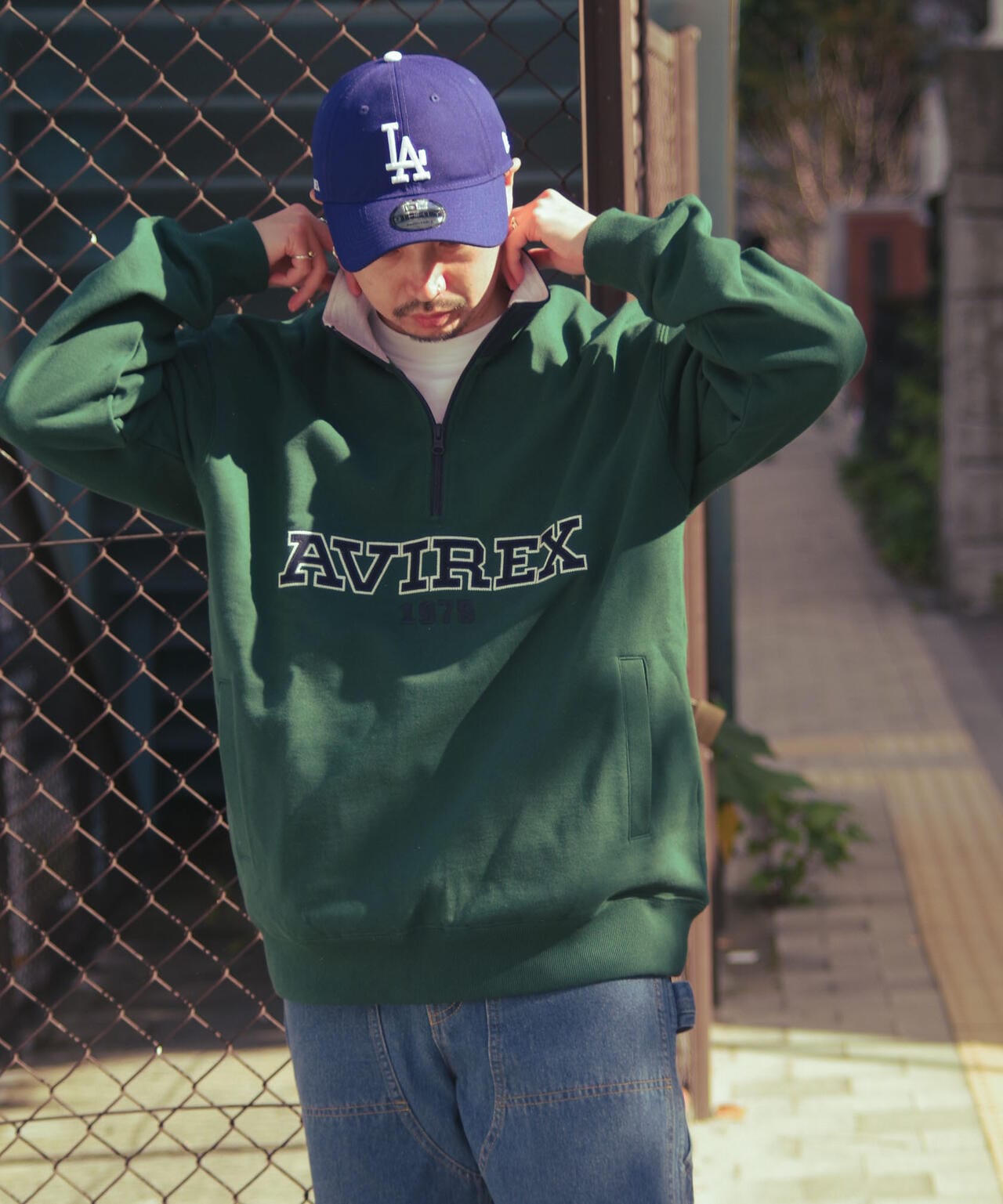 《直營店限定》LOGO HALF ZIP SWEAT / Logo 半拉鍊衛衣