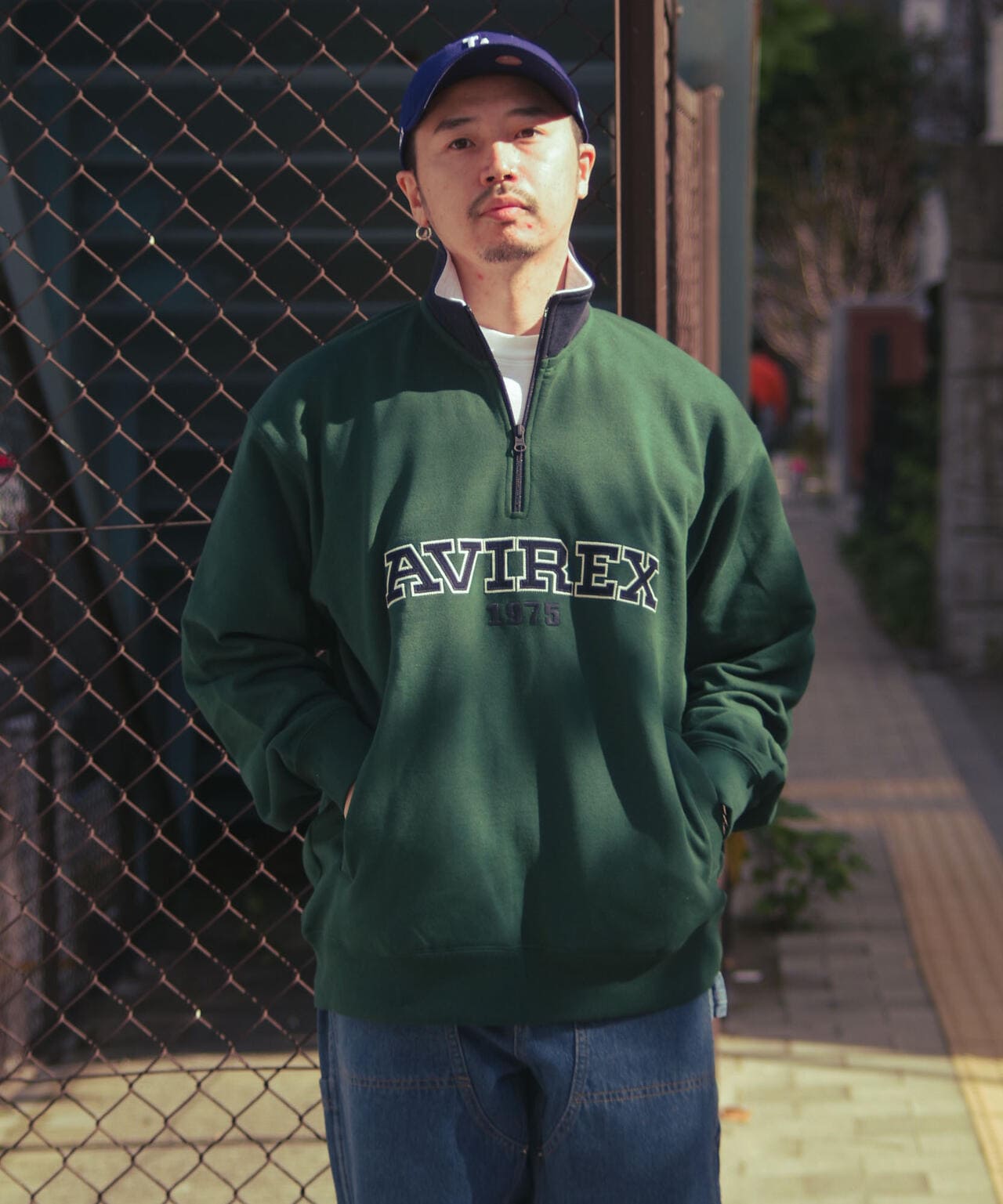 《直營店限定》LOGO HALF ZIP SWEAT / Logo 半拉鍊衛衣