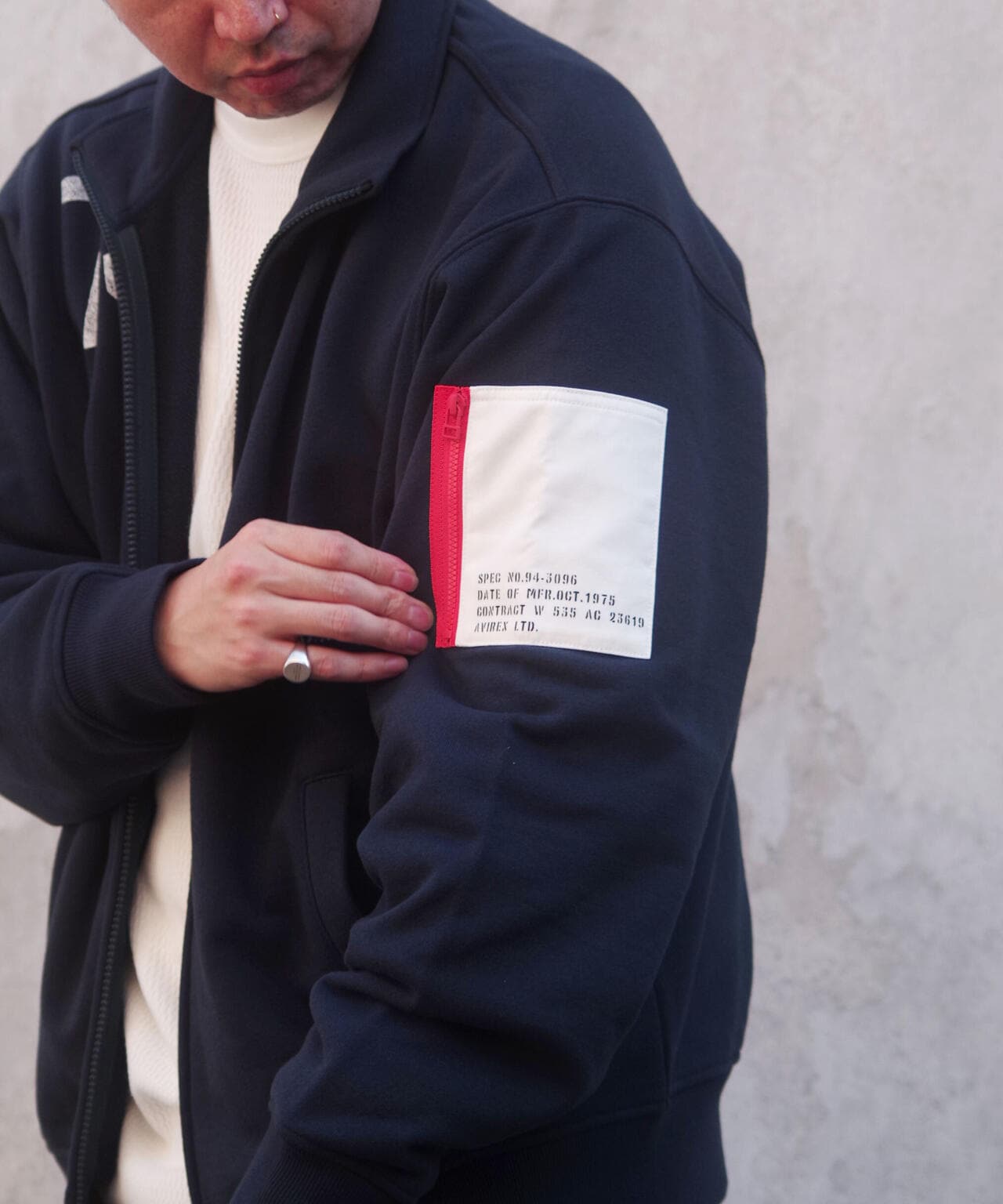 《&DEPOT限定》REMODEL DESIGN STAND ZIP SWEAT/改造設計立領拉鍊衛衣