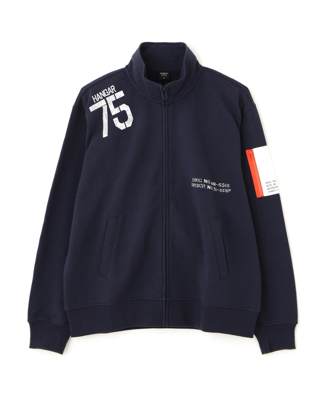 《&DEPOT限定》REMODEL DESIGN STAND ZIP SWEAT/改造設計立領拉鍊衛衣