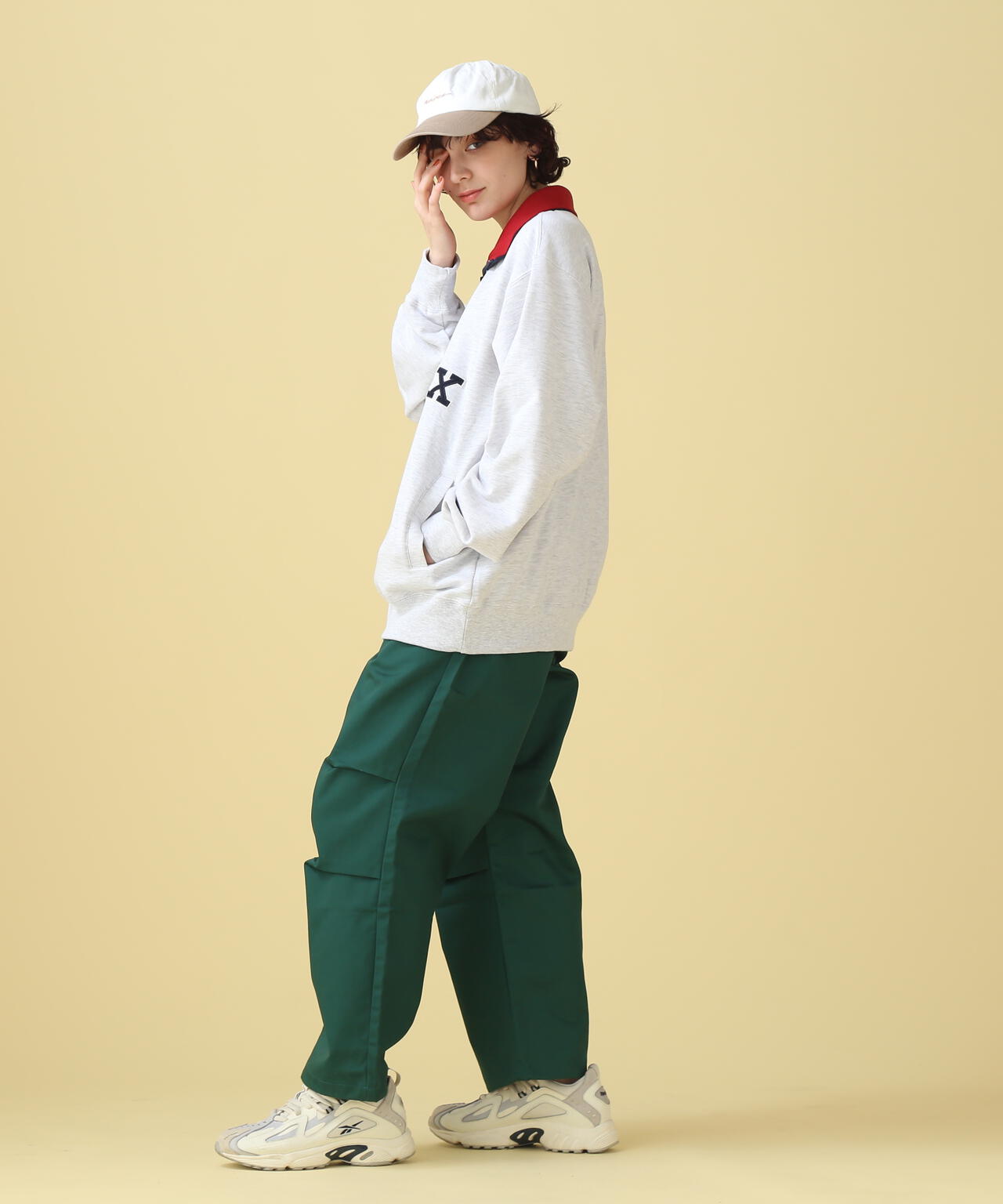 《直營店限定》LOGO HALF ZIP SWEAT / Logo 半拉鍊衛衣