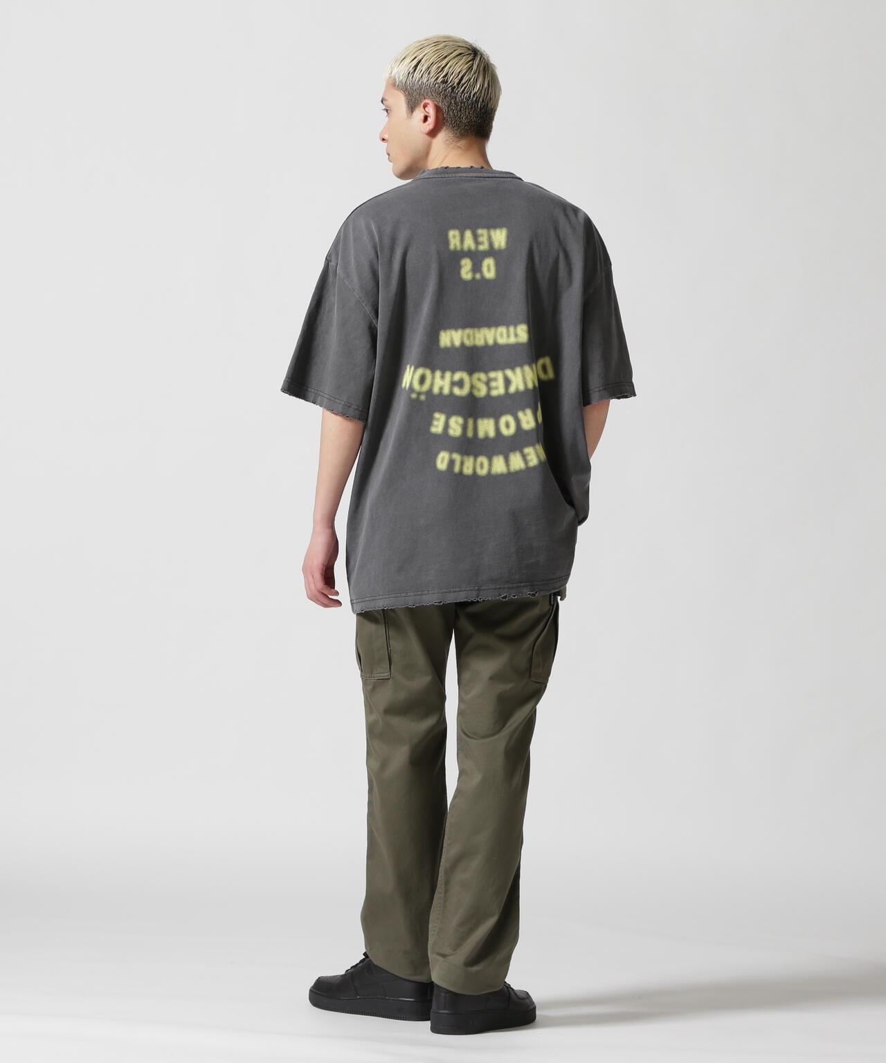 DankeSchon/感謝您/PIGMENT STENCIL 短袖 T恤
