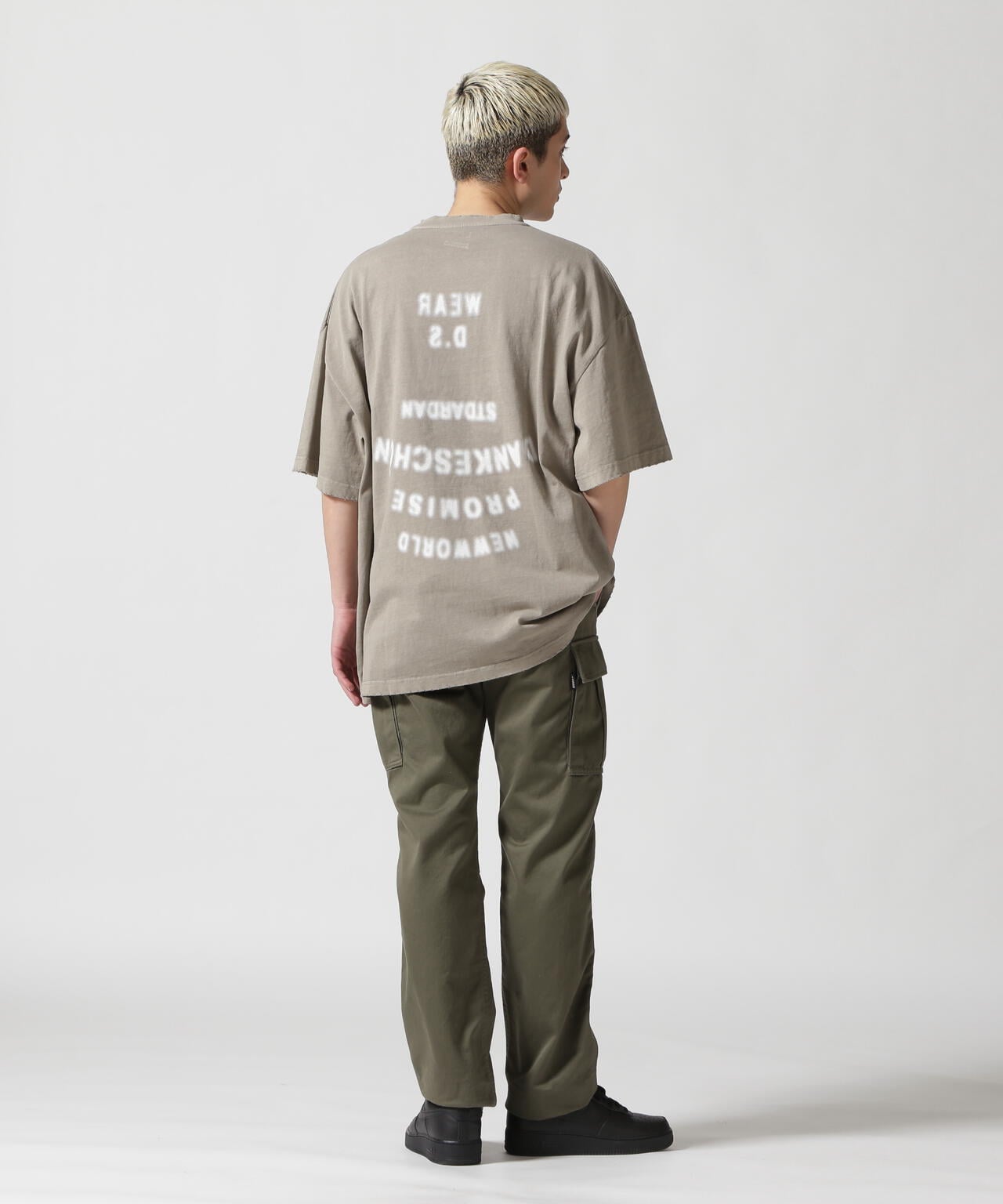 DankeSchon/感謝您/PIGMENT STENCIL 短袖 T恤