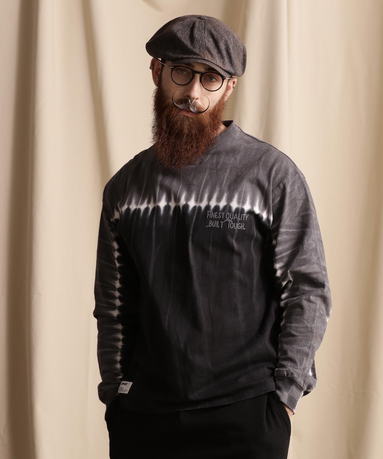 LS T-SHIRT TIEDYE/彩虹染長袖T恤