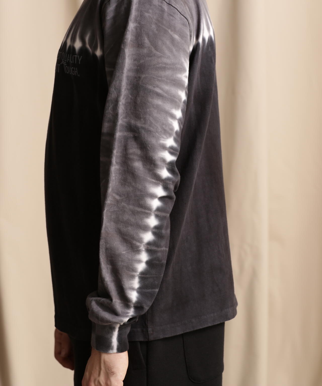 LS T-SHIRT TIEDYE/彩虹染長袖T恤