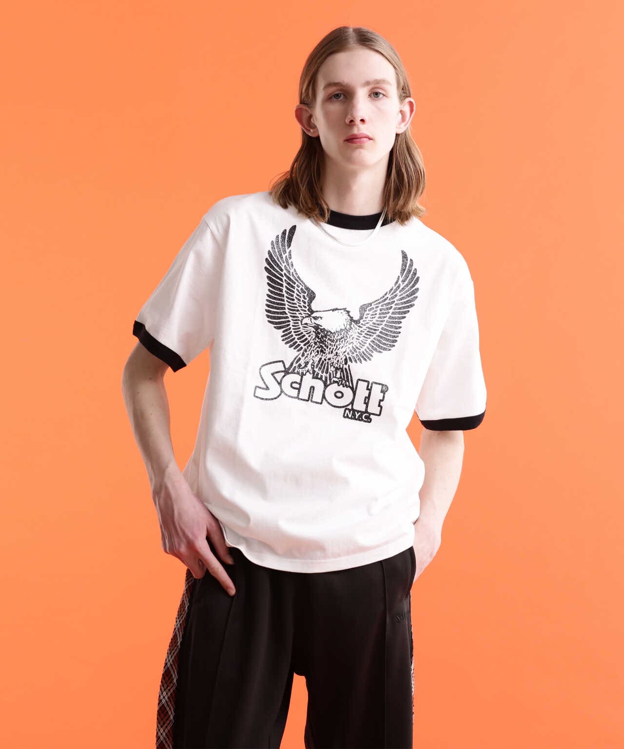 【 LIMITED】RINGER T-SHIRT GLITTER EAGLE/榮耀T恤 "閃亮鷹"