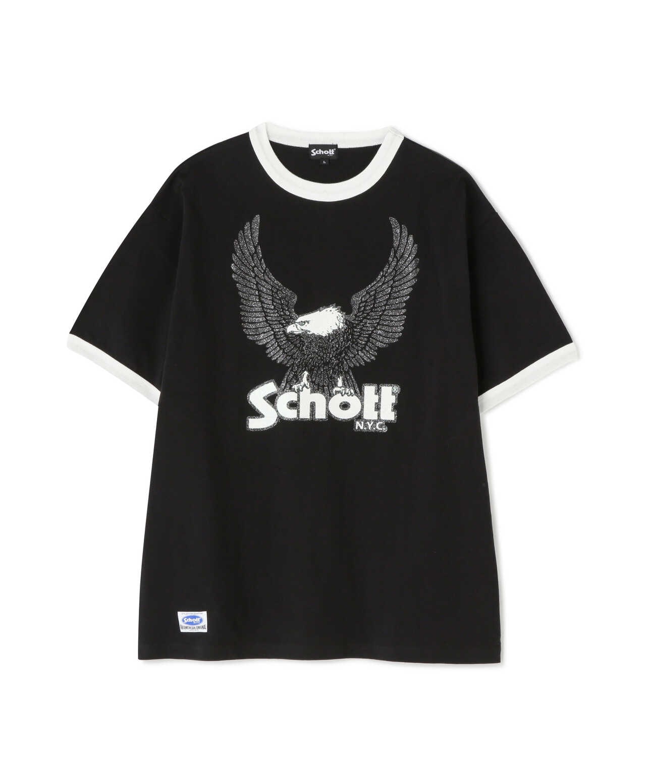 【 LIMITED】RINGER T-SHIRT GLITTER EAGLE/榮耀T恤 "閃亮鷹"
