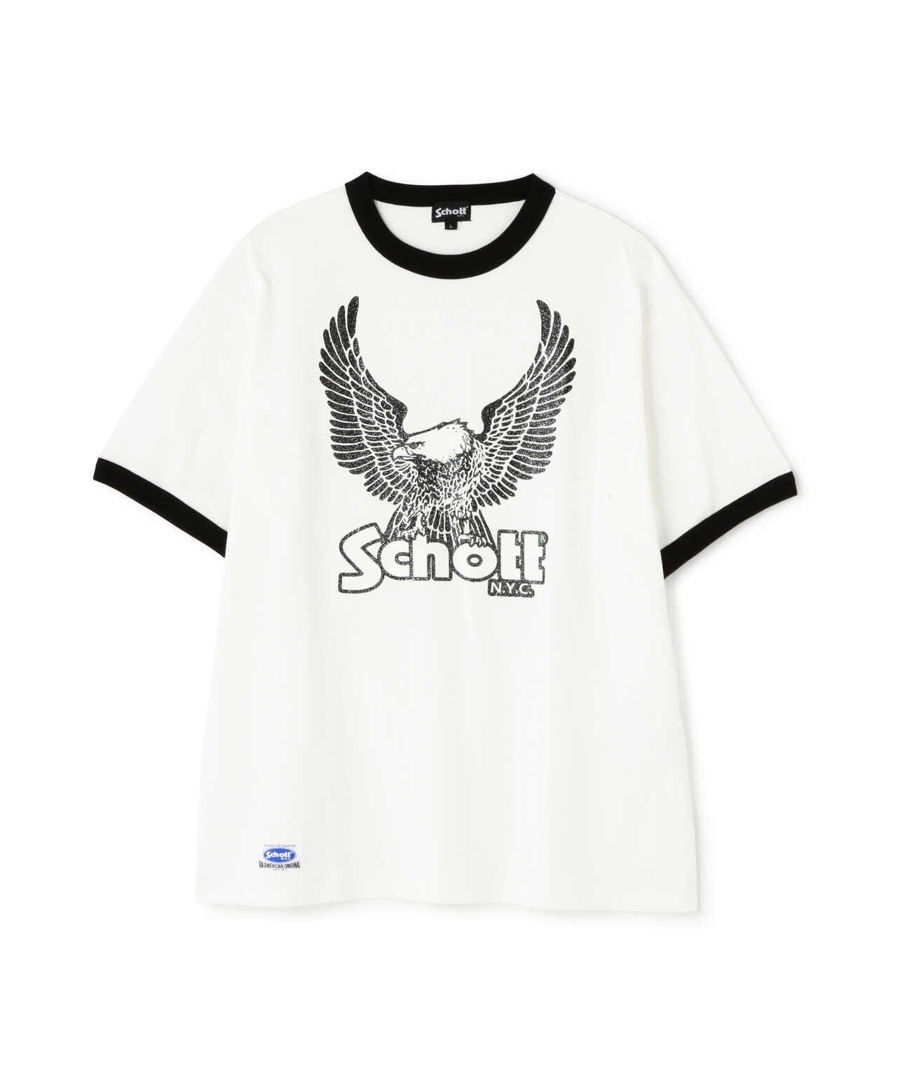 【 LIMITED】RINGER T-SHIRT GLITTER EAGLE/榮耀T恤 "閃亮鷹"
