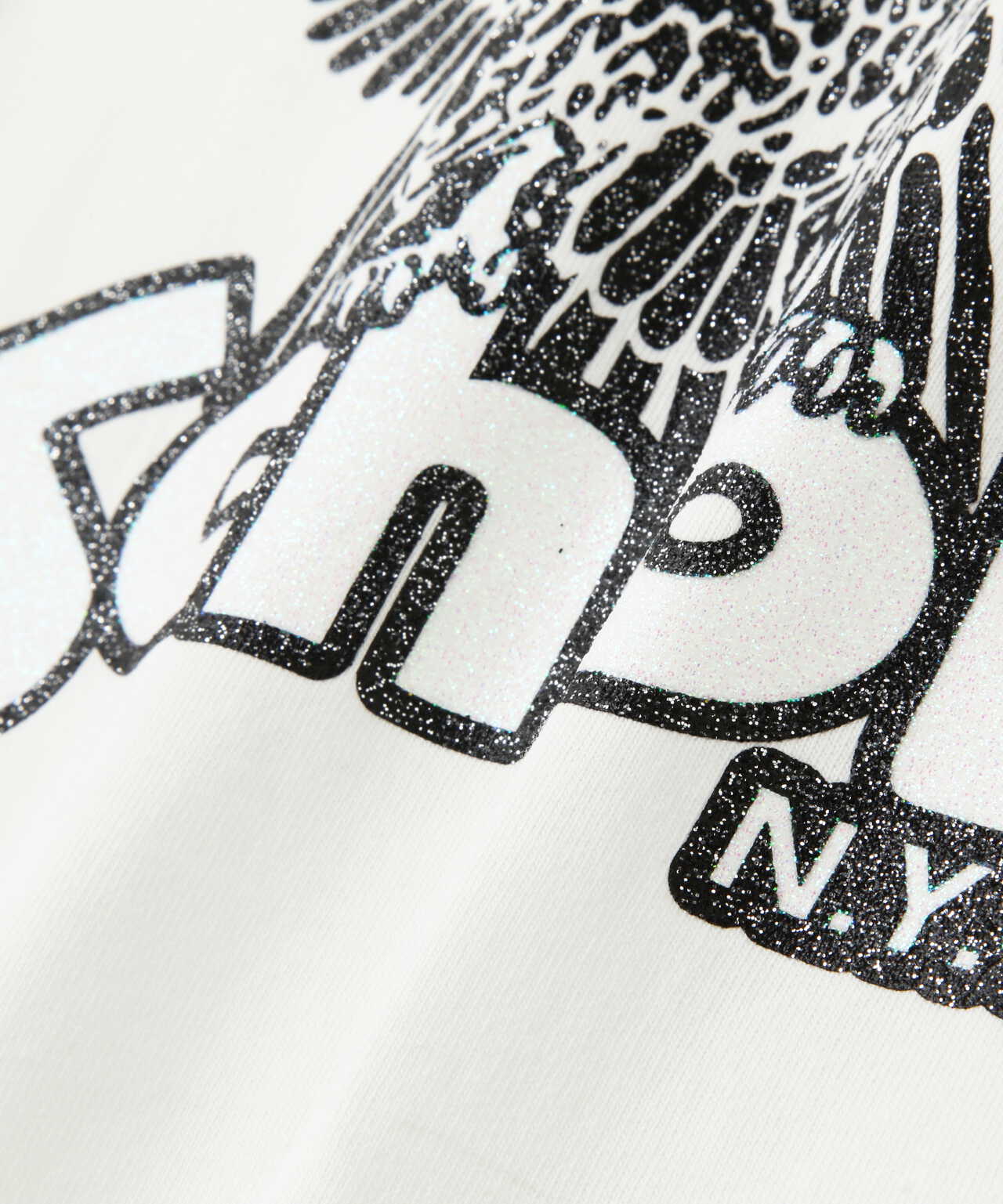 【 LIMITED】RINGER T-SHIRT GLITTER EAGLE/榮耀T恤 "閃亮鷹"