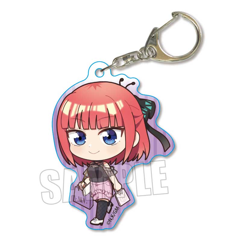 電影 《五等分的新娘》 亞克力鑰匙扣/中野 二乃 購物約會版。