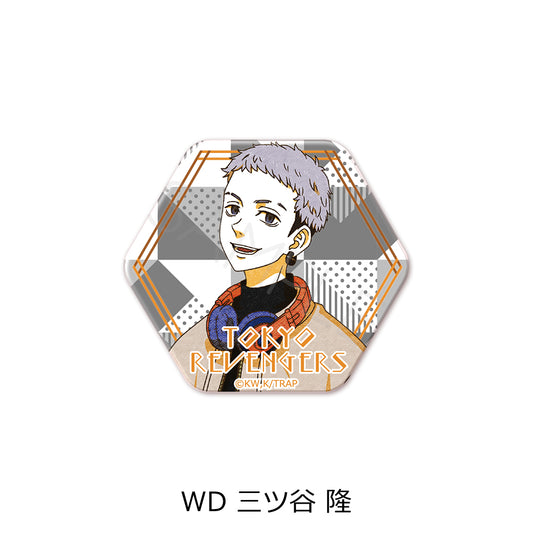 《東京復仇者》第5彈 六邊形罐徽章 WD 三ツ谷隆