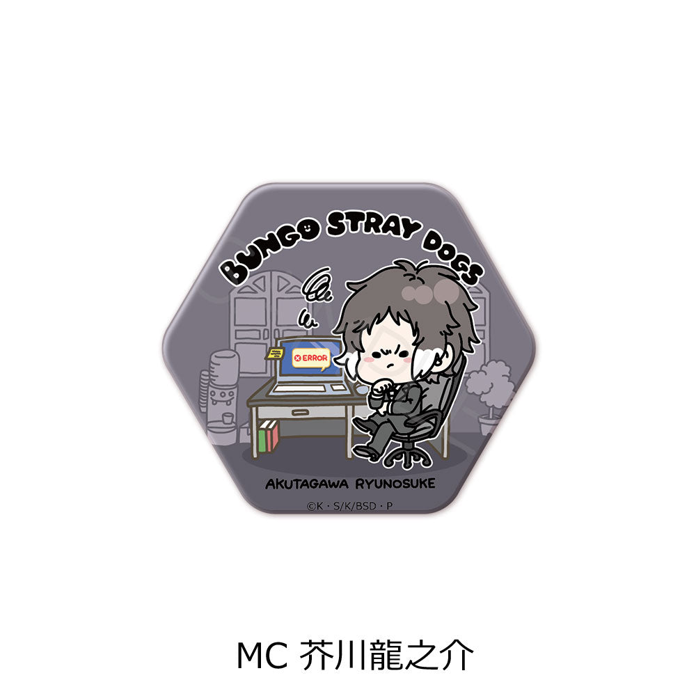 《文豪野犬》第2彈 六邊形罐徽章 Mocho-C 芥川龍之介