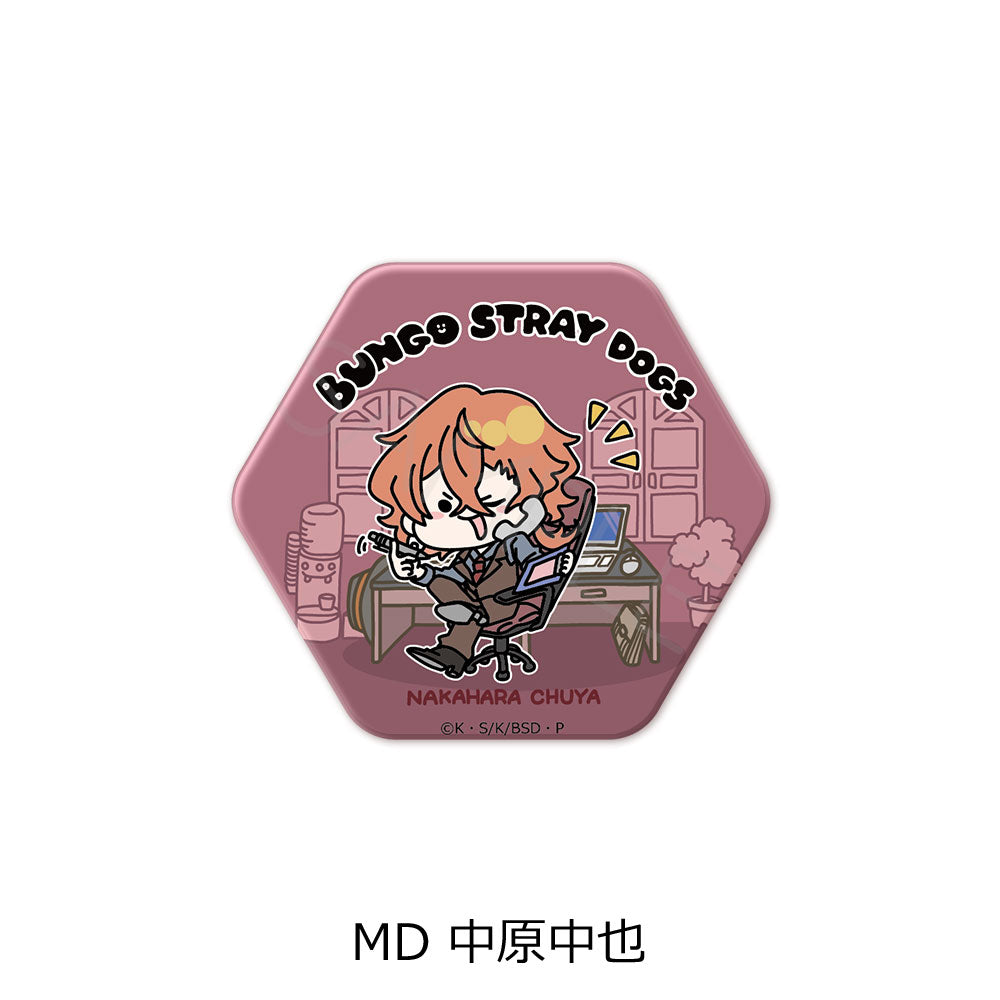 《文豪野犬》第2彈 六邊形罐徽章 Mocho-D 中原中也