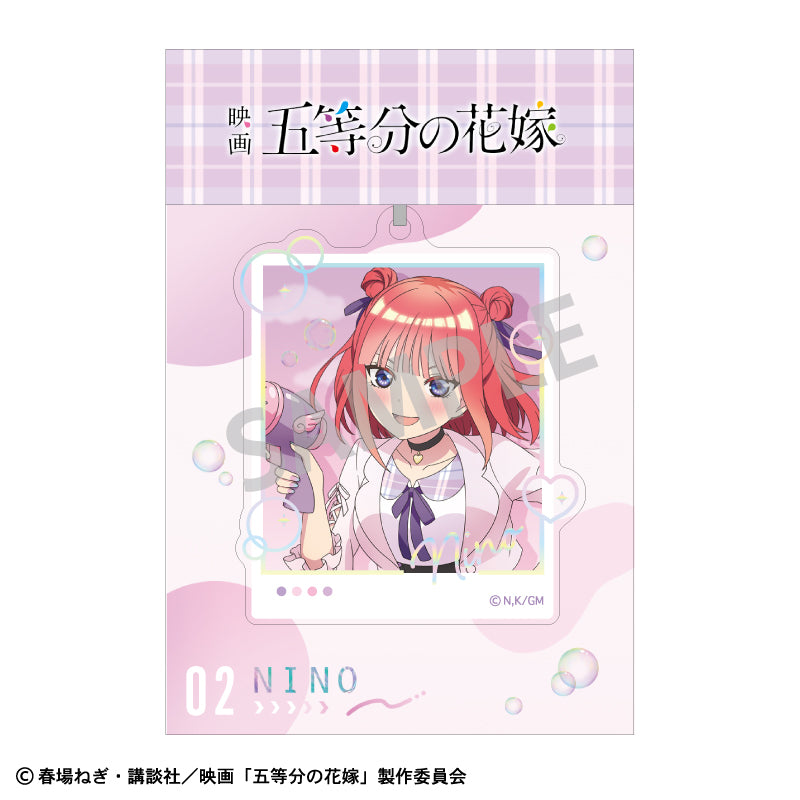 電影 《五等分的新娘》_極光箔印花鑰匙扣_中野二乃_泡泡槍