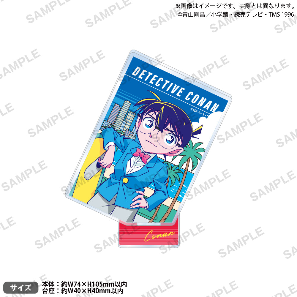 《名偵探柯南》_方形亞克力支架 城市風格版 江戶川柯南