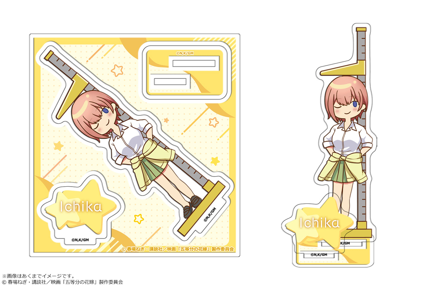 電影 《五等分的新娘》_性比較 亞克力手辦迷你版 01 中野一花