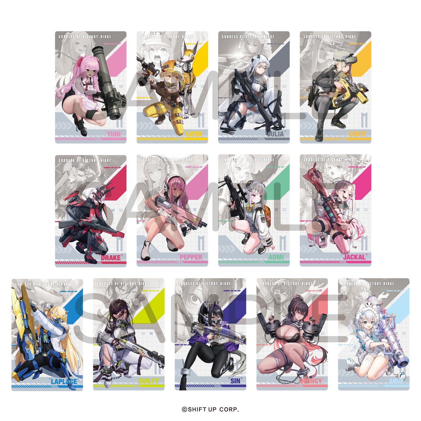 【再】《勝利女神:NIKKE》_槍娘金屬卡片收藏系列 1盒