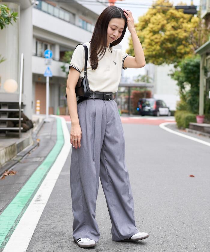 聯名 線條設計一點刺繡Polo衫