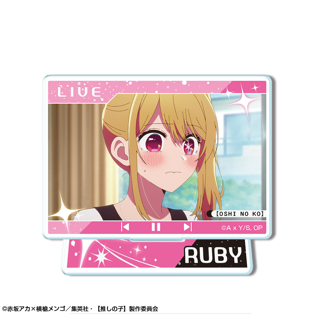 推し的小孩_迷你亞克力支架 設計08(紅寶石)