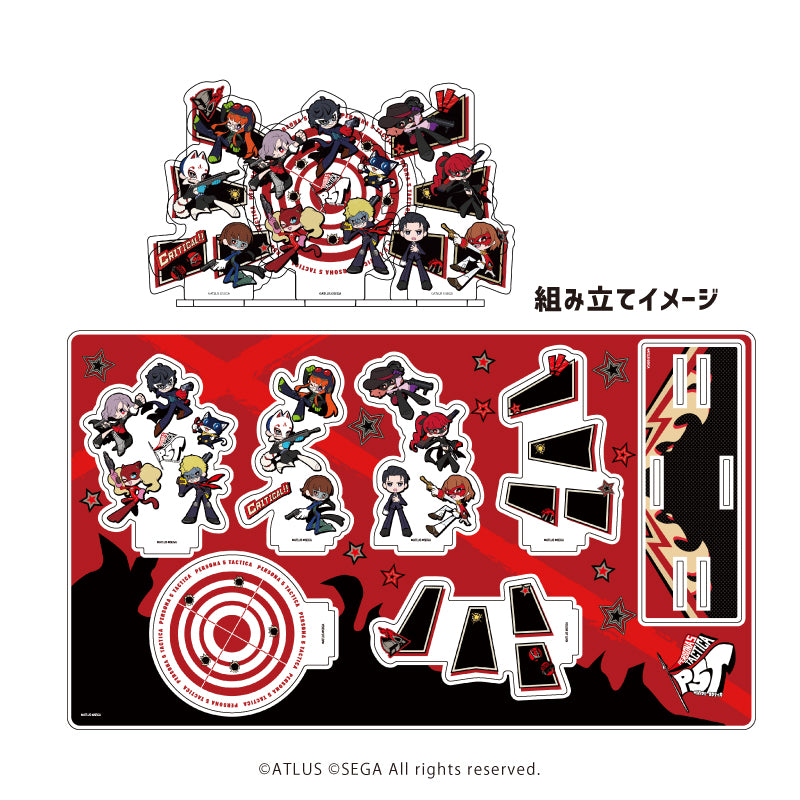 Persona 5 戰術_高級 亞克力景觀板01/集合設計(圖形藝術插圖)