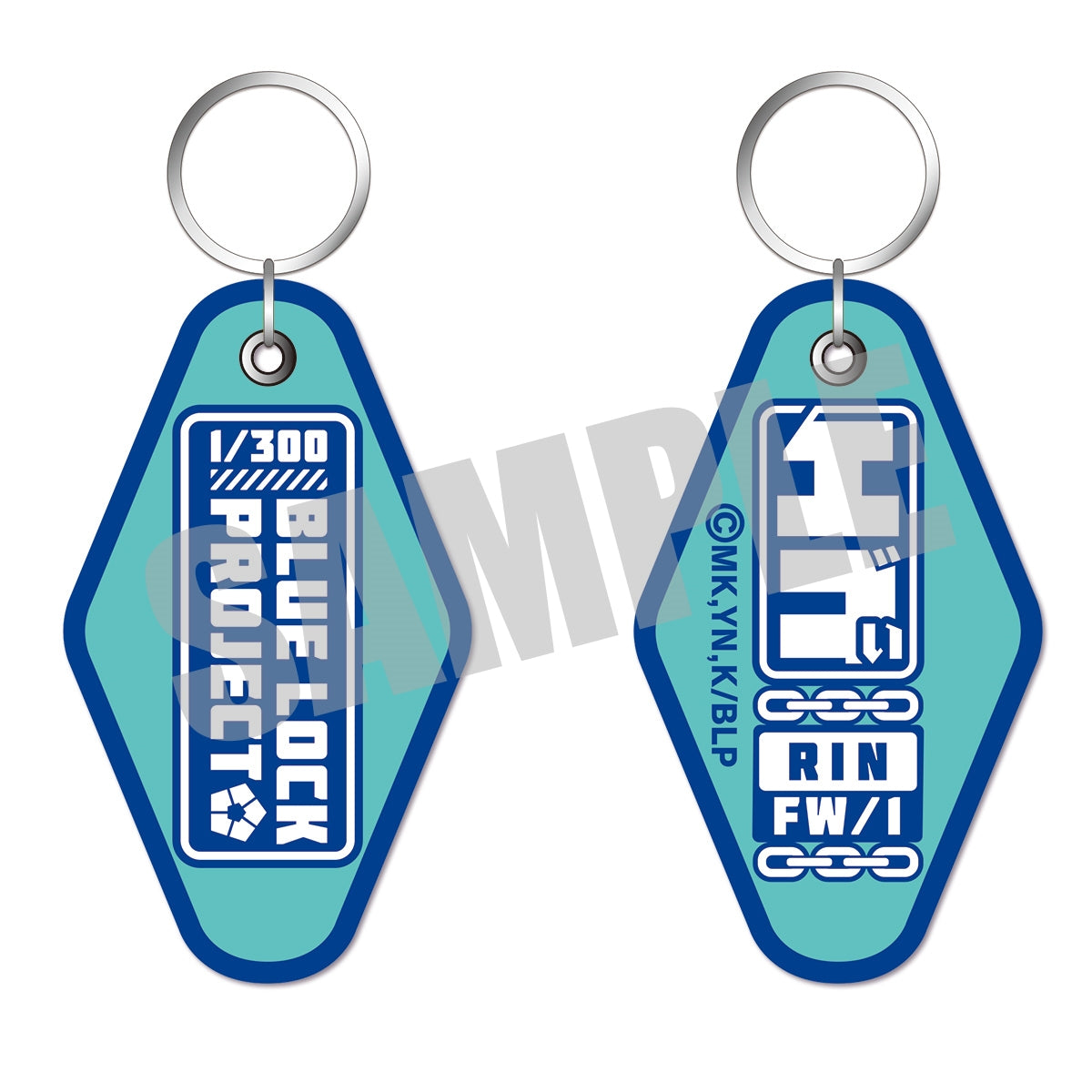 《藍色監獄》刺繡鑰匙扣 第二彈 糸師 凜