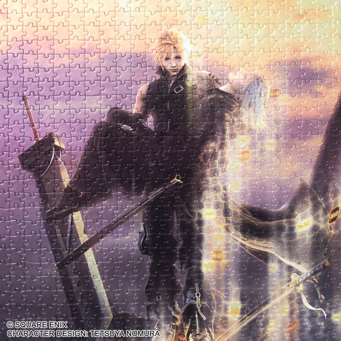 最終幻想VII 再生兒童_1000塊拼圖 拼圖主視覺 雲&凱特茱