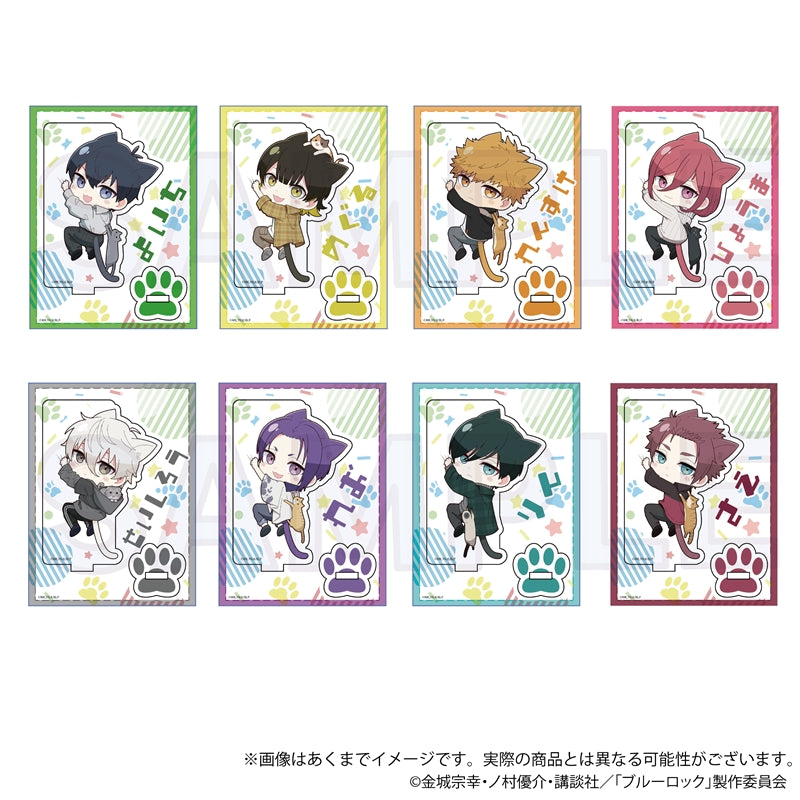 《藍色監獄》迷你角色立牌 黏貼貓版 國神 錬介