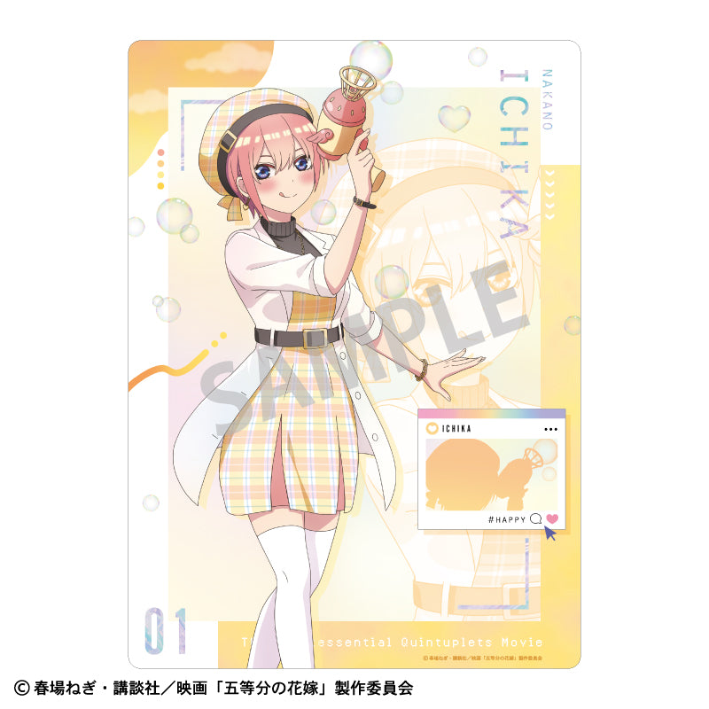 電影 《五等分的新娘》 下墊 中野一花 泡泡槍