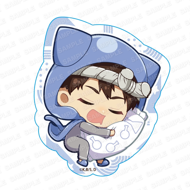 《石紀元》不倒翁式鏤空貼紙 鉻