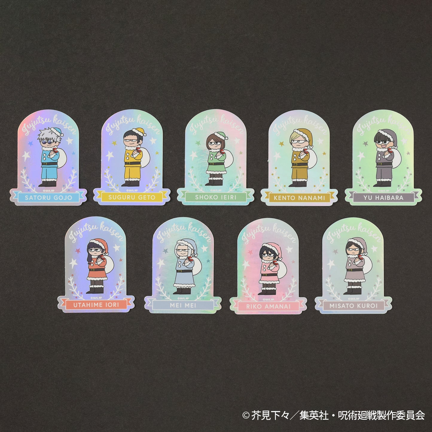 《咒術回戰》_次元幻影貼紙~聖誕懷玉·玉折版~(家入硝子)