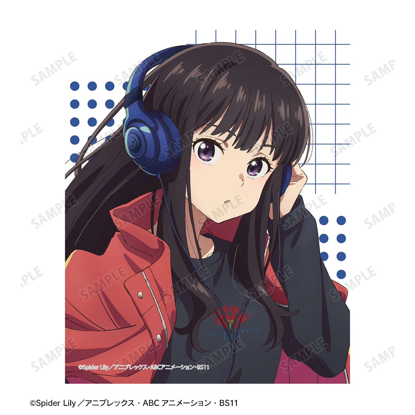 《莉可麗絲》描繪下來 井之上多貴奈 私服版 帆布畫板