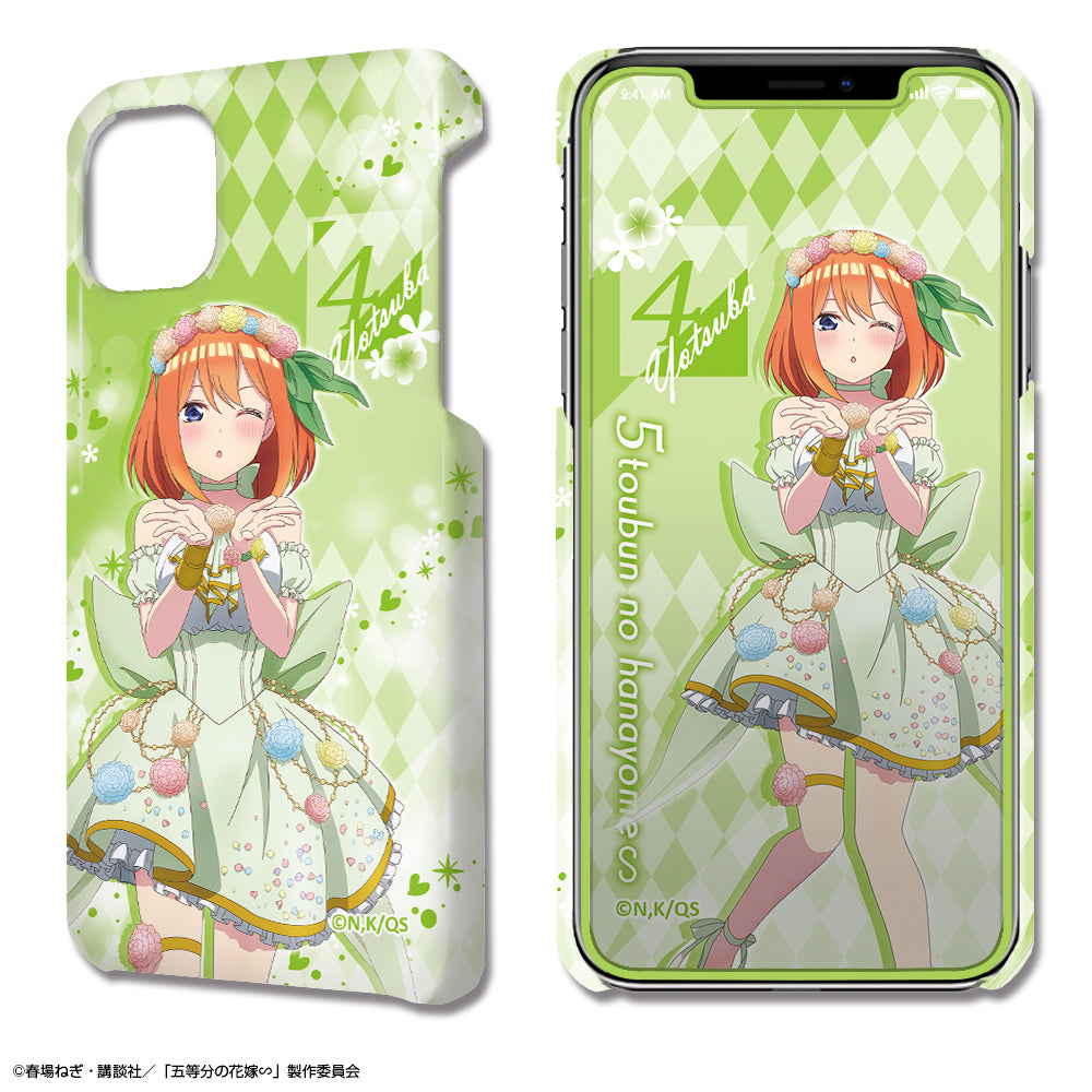 五等分の花嫁∽_iPhone 12/12 Pro_デザジャケット ケース&保護シート デザイン04(中野四葉/花の妖精ver.)【描き下ろし】