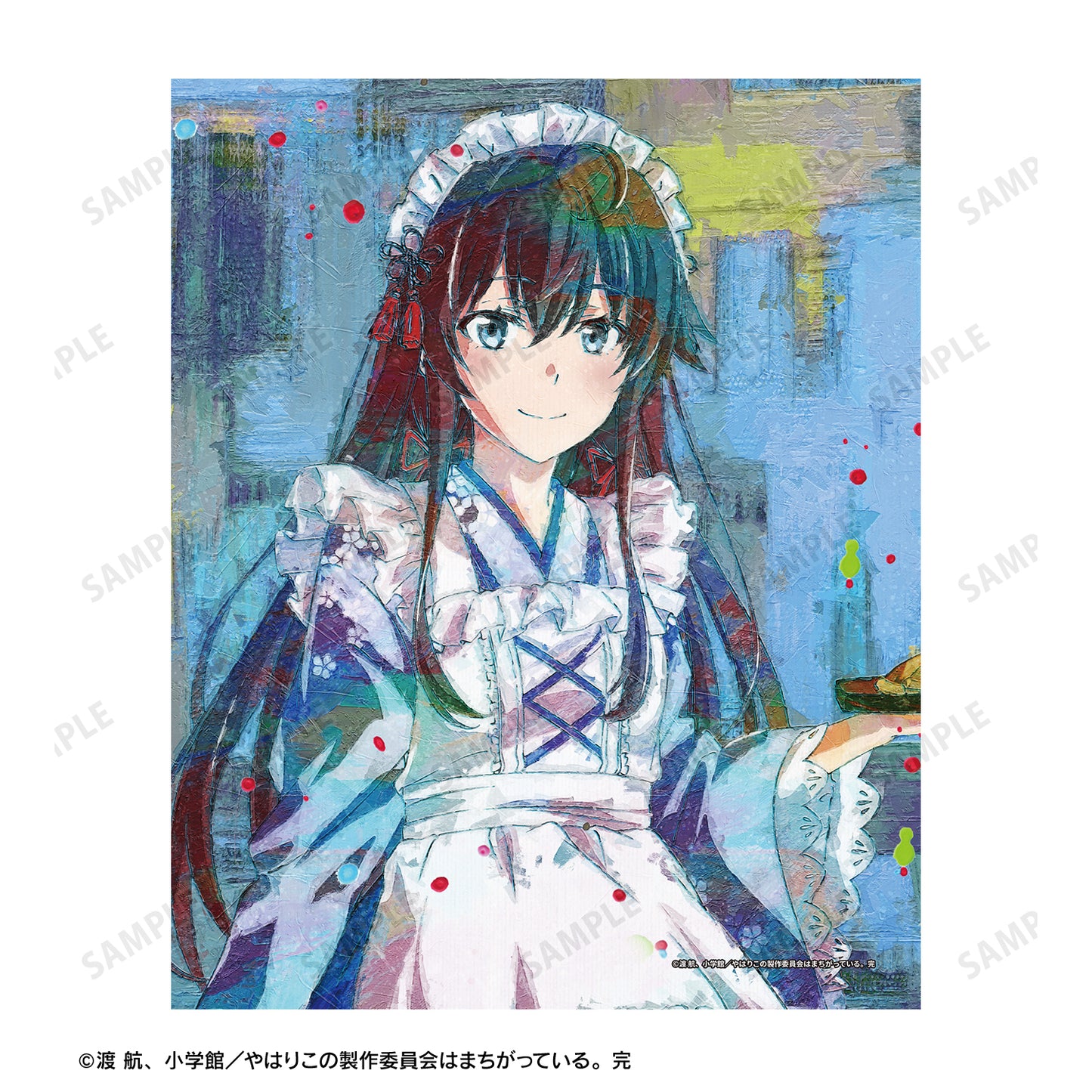 《我的青春戀愛物語果然有問題》描繪新作 雪之下雪乃 和風女僕裝ver. grunge 帆布畫板