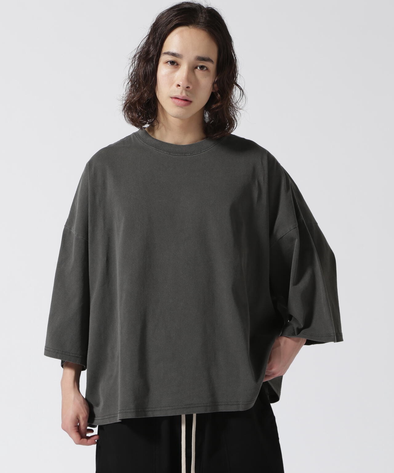 WHITELAND/白地/PIGMENT WIDE TEE