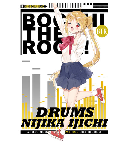 《孤獨搖滾!》_XL尺寸_伊地知虹夏 全綵T恤/白色-