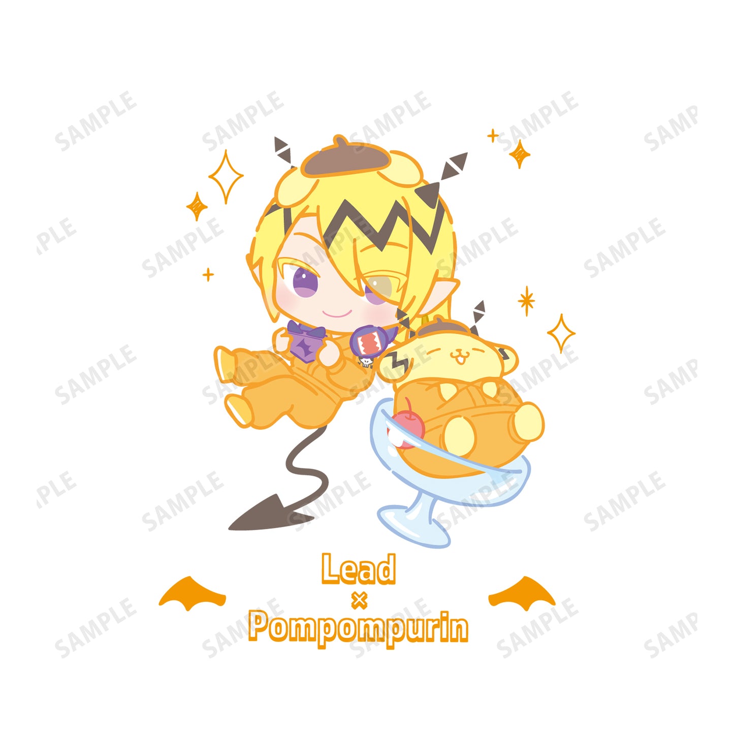 《入間同學入魔了!》×《三麗歐》_(尺碼/XL)_夏克斯·裡德 × 《布丁狗》 男士衛衣